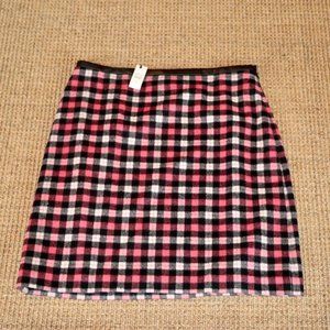 Talbots Plaid Wool Skirt
